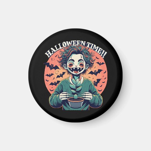ハロウィンの時期だけど、実は幸せな時期! マグネット (正面)