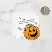 ハロウィンの時期にあなたのクライアントへの感謝を印象に残す ノートカード (正面/裏面インサイチュ)