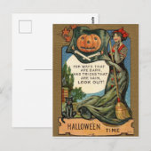 ハロウィンの時期 ポストカード (正面/裏面)