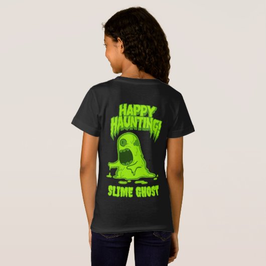 ハロウィンの月明かりは霊を隠す Tシャツ (裏面フル)