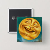 ハロウィンの月 缶バッジ (正面&裏面)