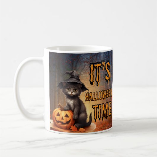ハロウィンの木のゴッシュ コーヒーマグカップ (左)