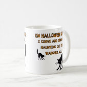 ハロウィンの木のゴッシュ コーヒーマグカップ (正面右)