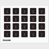 ハロウィンの木のフェイスマスク ステッカー (シート)