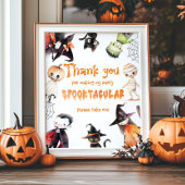 ハロウィンの来衣装パーティーありがとう ポスター