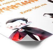 ハロウィンの来衣装パーティーありがとう ポスター (角)