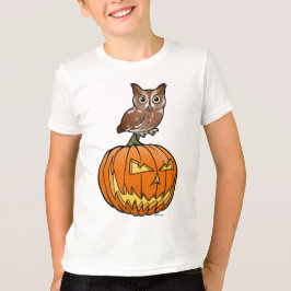 ハロウィンの東のアメリカオオコノハズク Tシャツ