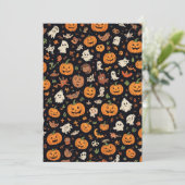 ハロウィンの柄のカード 招待状 (スタンド正面)