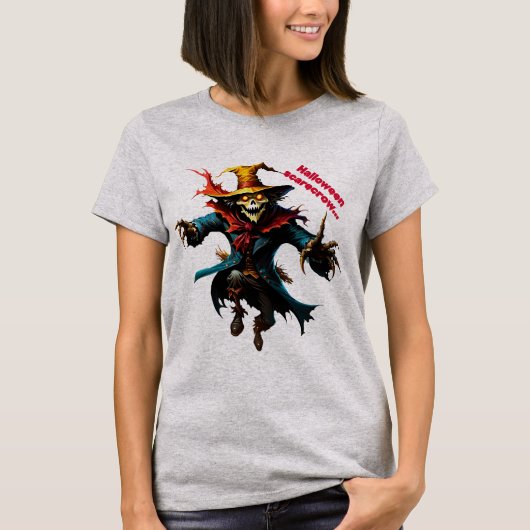ハロウィンの案山子Tシャツ Tシャツ (正面)
