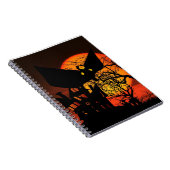 ハロウィンの楽しいデザイン ノートブック (右側)