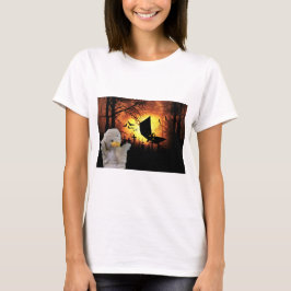ハロウィンの楽しいデザイン Tシャツ