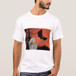 ハロウィンの楽しいデザイン Tシャツ