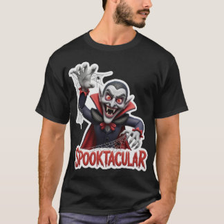 ハロウィンの楽しみのためのスプークタキュラーな吸血鬼 Tシャツ