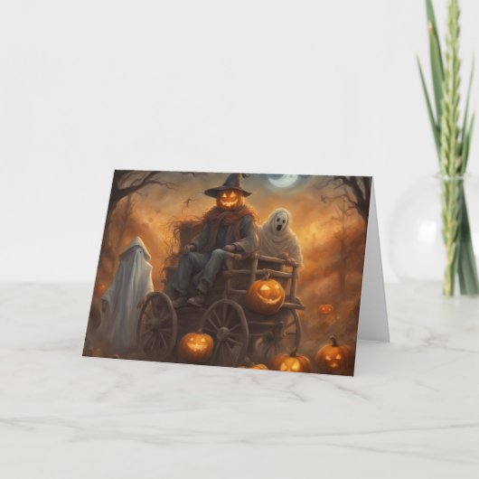 ハロウィンの楽しみ ハロウィン+ヘイライド カード (正面)