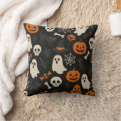 ハロウィンの様々なパターンの画像の枕 クッション (ブランケット)