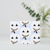 ハロウィンの歯医者予約はがき ポストカード (スタンド正面)
