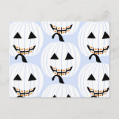 ハロウィンの歯医者予約はがき ポストカード (正面)