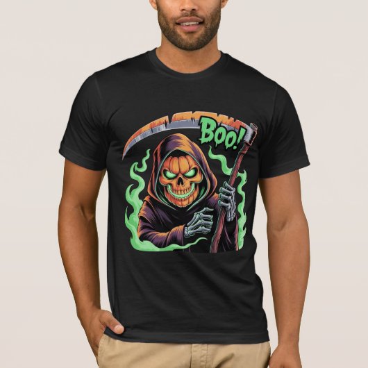 ハロウィンの死神 Tシャツ (正面)