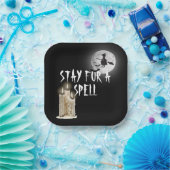 ハロウィンの水滴ろうそく ペーパープレート (パーティー)