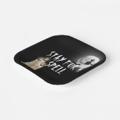 ハロウィンの水滴ろうそく ペーパープレート (傾斜あり)