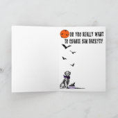 ハロウィンの決定 カード (内部)