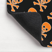 ハロウィンの海賊スカルのマウスパッド マウスパッド (コーナー)