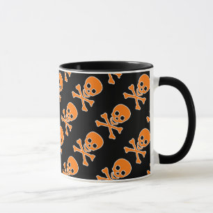 ハロウィンの海賊スカルのマグ マグカップ
