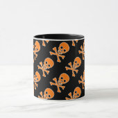 ハロウィンの海賊スカルのマグ マグカップ (中央)
