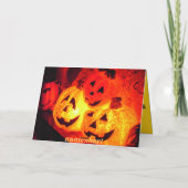ハロウィンの渓谷 カード (裏面)