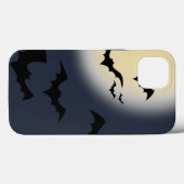 ハロウィンの満月とコウモリ Case-Mate iPhoneケース (裏面 (横))