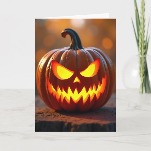 ハロウィンの熱い視線 カード (正面)