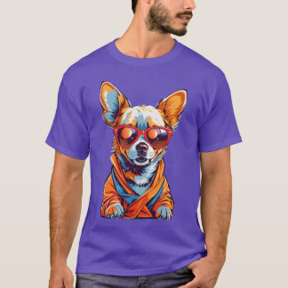 ハロウィンの犬友達フレンド Tシャツ