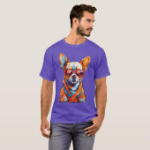 ハロウィンの犬友達フレンド Tシャツ (正面フル)