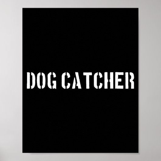 ハロウィンの犬捕獲係のコスチューム ポスター (正面)