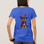 ハロウィンの犬 Tシャツ (裏面)
