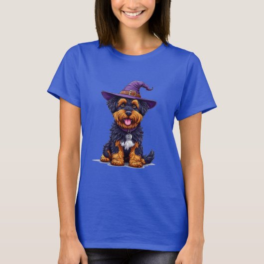 ハロウィンの犬 Tシャツ (正面)