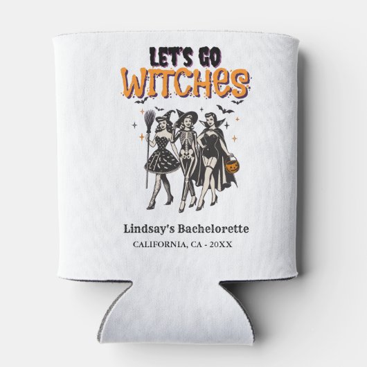 ハロウィンの独身最後の夜! ウィッチたち、行こう 缶クーラー (裏面)