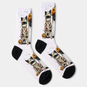 ハロウィンの猫3匹 ソックス (右)