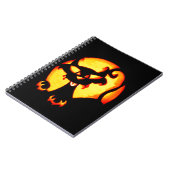 ハロウィンの猫 ノートブック (左側)
