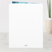 ハロウィンの猿のような顔の犬 - かぼちゃと一緒に怖い カード (裏面)