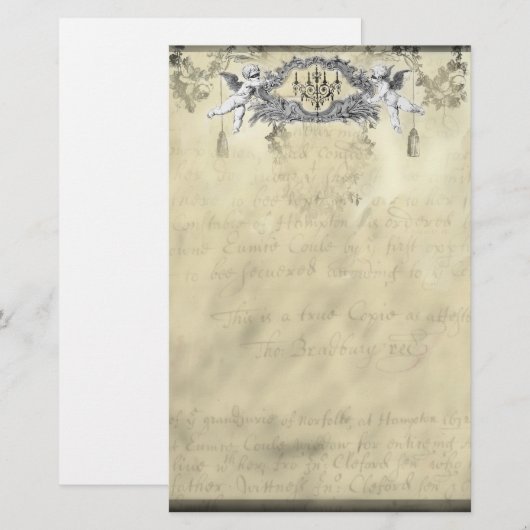 ハロウィンの球 便箋 (正面/裏面)