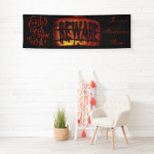 ハロウィンの用心して下さい 横断幕 (インサイチュ)