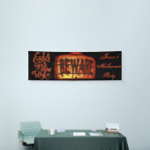 ハロウィンの用心して下さい 横断幕 (トレードショー)