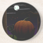 ハロウィンの砂岩コースター コースター (正面)