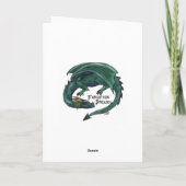 ハロウィンの空の挨拶状 カード (裏面)