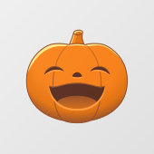 ハロウィンの笑うカボチャ ウィンドウサイン (シート)