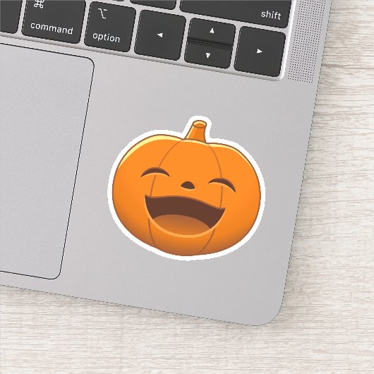 ハロウィンの笑うカボチャ シール (詳細)
