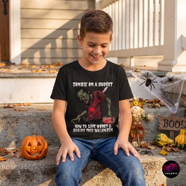 ハロウィンの節約ゾンビ Tシャツ