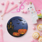 ハロウィンの紙皿 ペーパープレート (パーティー)