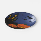 ハロウィンの紙皿 ペーパープレート (アングル)